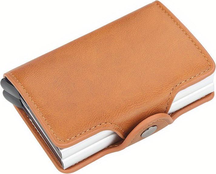 Image du produit Activity Board Porte-cartes automatique RFID, porte-monnaie double en métal avec blocage RFID, porte-cartes pour