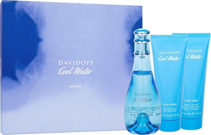 Davidoff Cool Water SET3 - Per le donne, 100 ml (Eau de toilette, 100 ml)