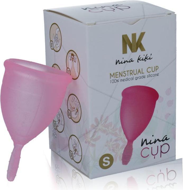 Actual product image Nina Kiki Nina Cup Menstrual Cup Size Pink (S)