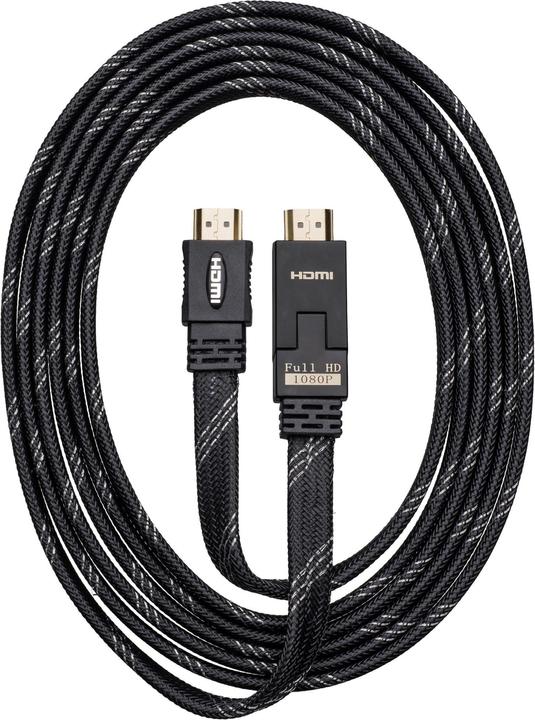Image du produit Bigben Connected Big Ben Câble plat HDMI 1.4 (3 m, HDMI)