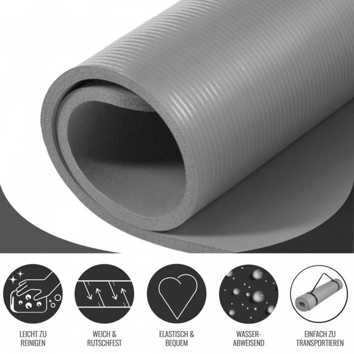 Produktbild Gorilla Sports Yogamatte (15 mm)