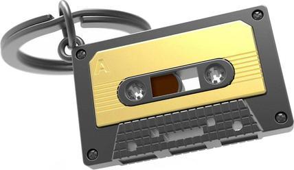 MTM Keyring Audio Tape K7 Vintage