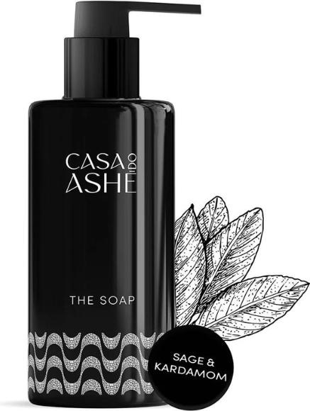 Actual product image Casa Do Ashe Sage & Cardamom (Liquid soap, 200 ml)