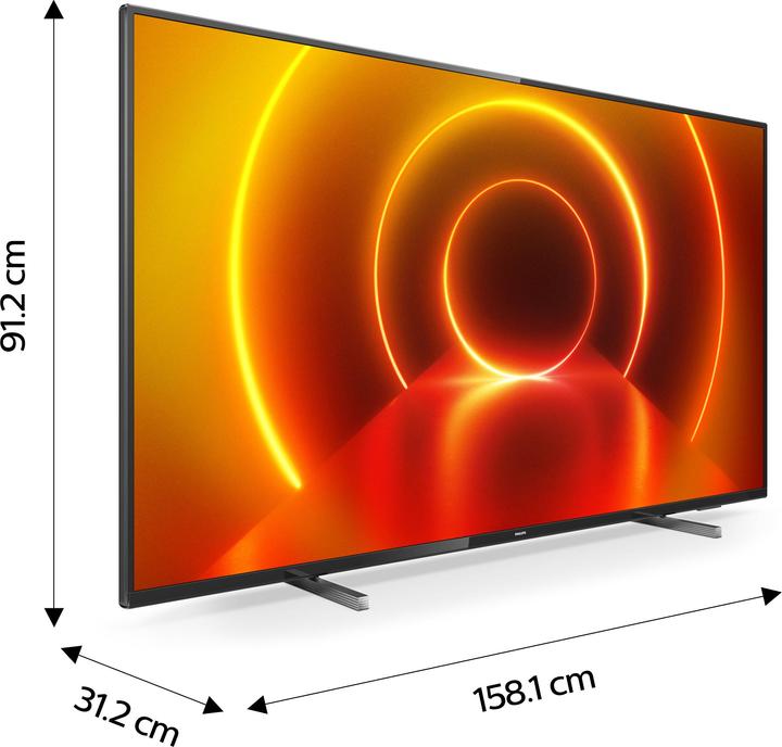 Produktbild Philips 70PUS7805 Ambilight (70", LCD, 4K, 2020)
