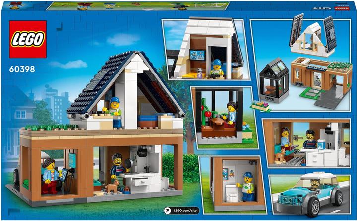 Image du produit LEGO Maison familiale avec voiture électrique (60398, LEGO City)