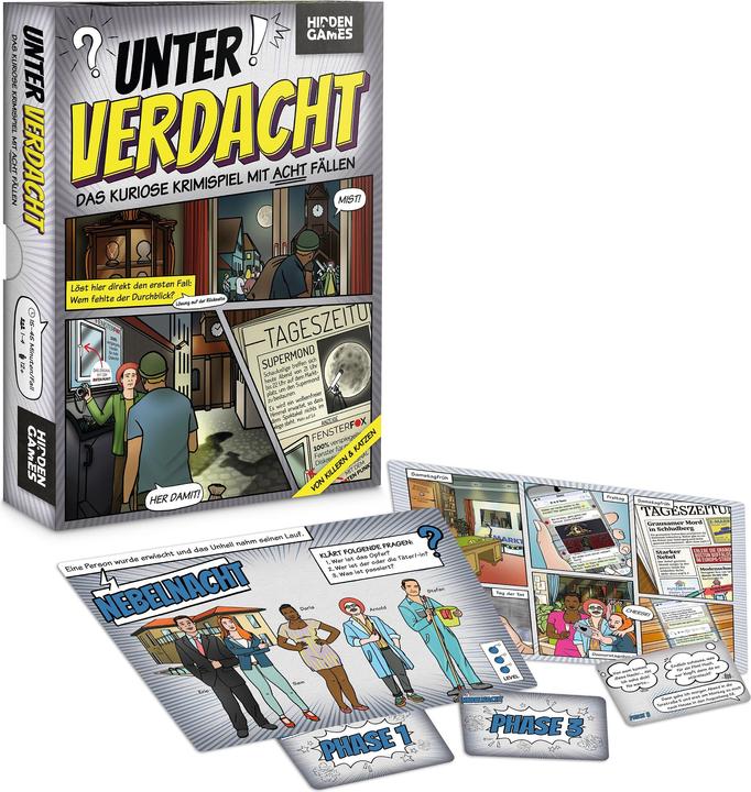 Actual product image Hidden Games Under suspicion: Of killers and cats - crime game (German)