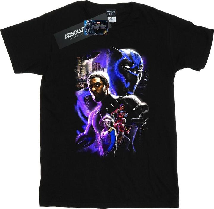 Produktbild Black Panther Character Montage TShirt Mädchen (152, 158)