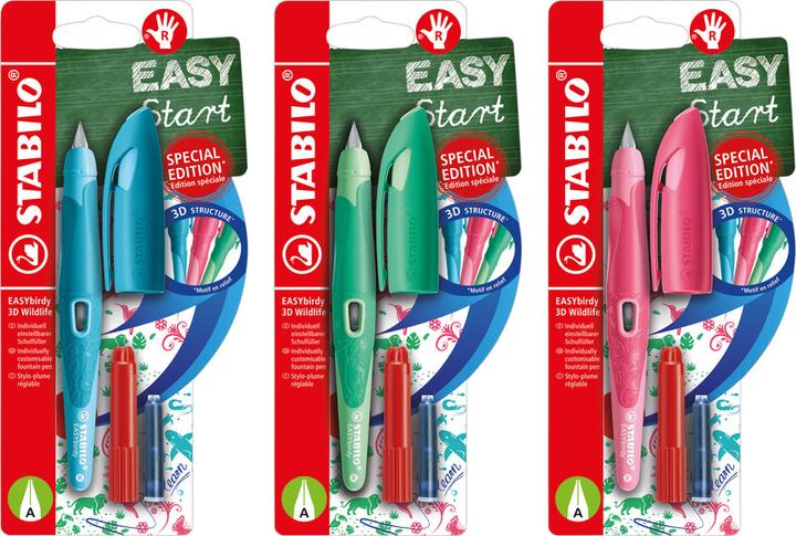 Image du produit STABILO Stylo plume EASYbirdy 3D Wildlife Special Edition (Bleu, 1 x)