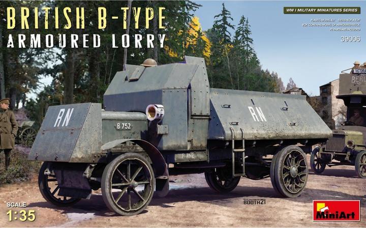 Actual product image Mini art British B-Type Armoured Lorry