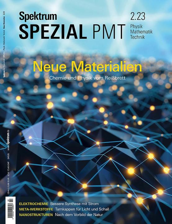 Actual product image Spektrum Spezial - Neue Materialien (German, Spectrum of Science, 2023)