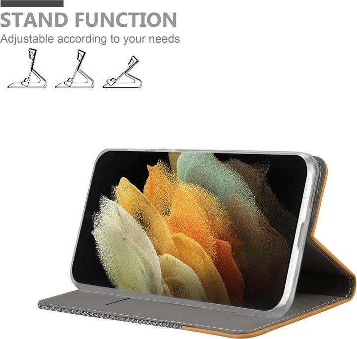 Productafbeelding Cadorabo Boek Jeans Optiek Cover (Samsung Galaxy S21 Ultra)