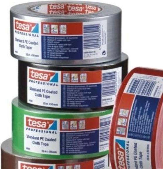 Produktbild tesa band 4688 - Klebstarkes Standard-Gewebeband für Anwendungen im Innen- und Aussenbereich (50 mm)