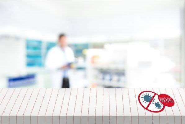 Actual product image Avery Antimicrobial labels, removable, transparent