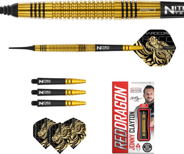 Produktbild Red Dragon Softdart Jonny Clayton Gold 20g (2 g)