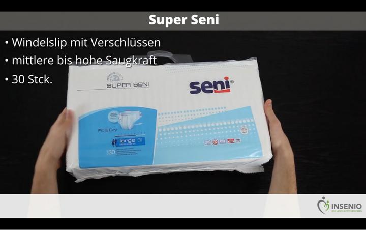 Produktbild Seni Super Windelhosen XS atmungsaktiv Hüftumfang 40-60cm 6 Tropfen (10 x, Mini)