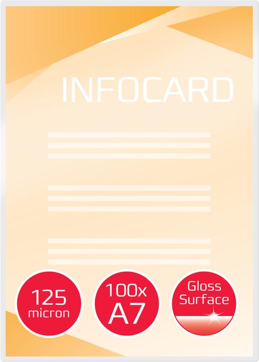 Actual product image GBC Premium quality laminating films (A7, 100 Piece, 125 µm)