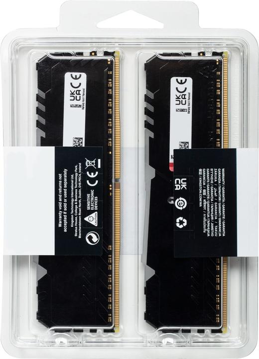 Actual product image Kingston FURY Beast RGB (2 x 16GB, 3600 MHz, DDR4-RAM, DIMM)