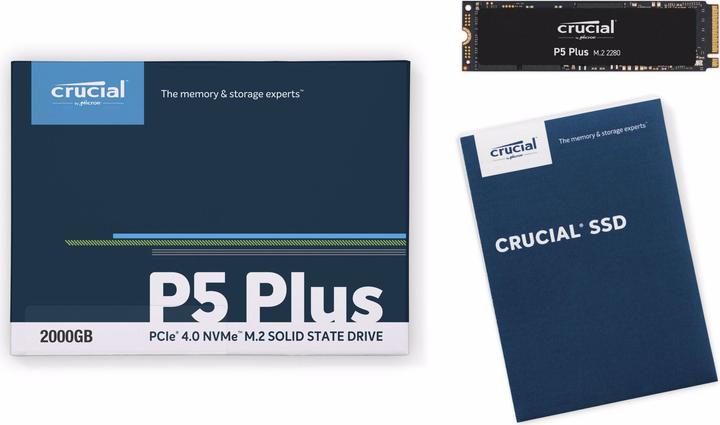 Image du produit Crucial P5 Plus (2000 Go, M.2 2280)