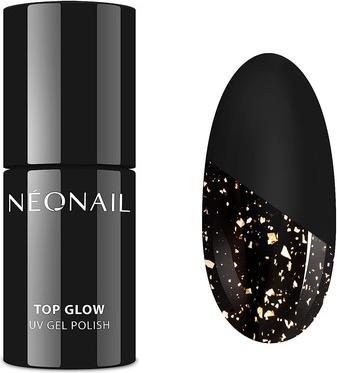 Produktbild Neonail Top Glow & Crush Gold Flakes (UV-Gel Lack)