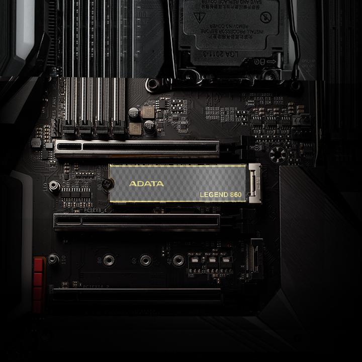 Actual product image Adata Dysk SSD LEGEND 860 1TB PCIe 4x4 6000/4000 MB/s M.2 (1000 GB, M.2 2280)