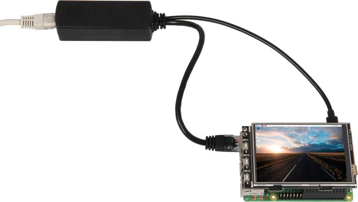 Actual product image Joy-it SBC PoE Power - Fast Ethernet - 10,100 Mbps - 10/100 - IEEE 802.3af - 100