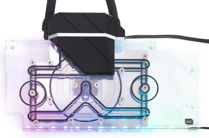 Actual product image Alphacool Icewolf 2 GPU AIO 360mm RTX 3080/3090 ROG Strix with backplate