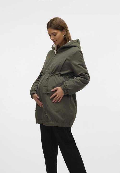 Actual product image Mamalicious Hood Elasticated cuffs Jacket Jacket (S)