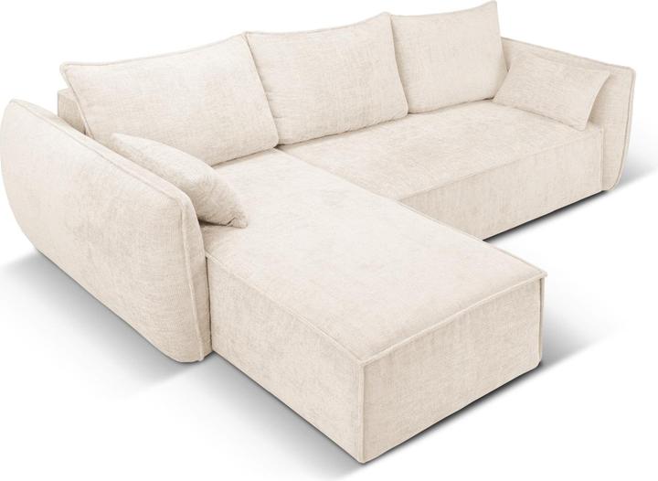 Actual product image Micadoni Left Corner Sofa With Bed Function And Box, "Kaelle", 4 Seats, 252x165x87Made in Europe (Corner sofa)