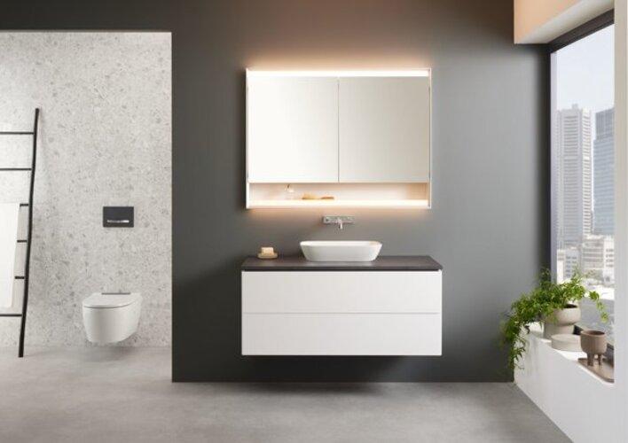 Actual product image Geberit ONE vanity unit, 2 drawers, 118.4x50.4x47cm, 505.265.00. (54 x 47 x 67 cm)