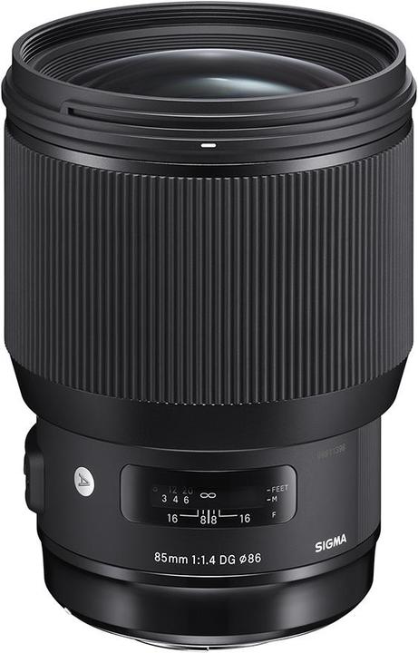 Image du produit Sigma 85mm f/1.4 DG HSM ART, Sony E (Sony E, Plein format, APS-C / DX)