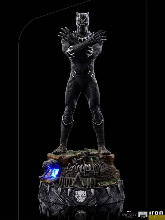 Actual product image Iron Studios MARVEL - Black Panther Deluxe- Statuette 1/10 Art Scale - 25.5cm