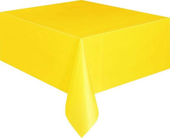 Actual product image Unique Table cloth yellow (137 x 274 cm)