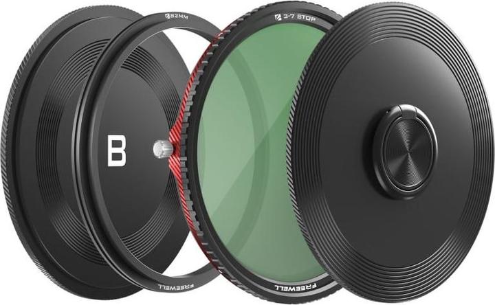 Freewell Filtro magnetico V2 Serie VND/CPL 3-7 Stop (82 mm, Filtri grigi, 82 mm)