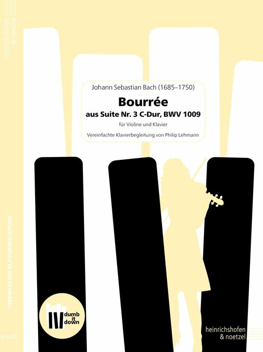 Actual product image Bourrée aus Suie Nr. 3 D-Dur BWV 1009 (German, J. S. Bach, Philip Lehmann, 2024)