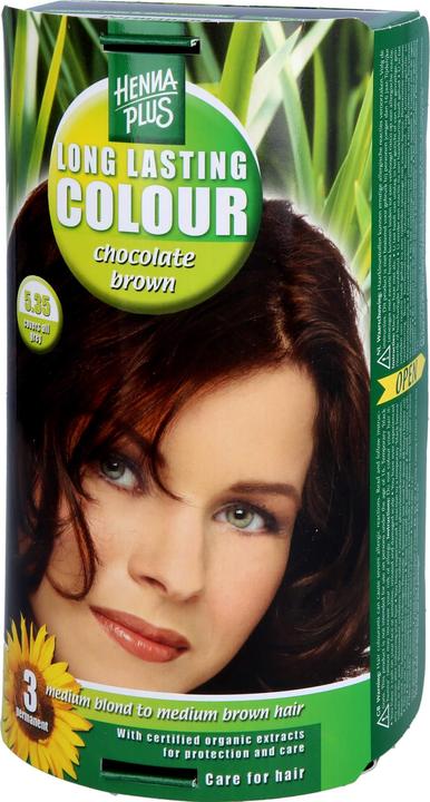 Actual product image Hennaplus Long Lasting Colour (5.35 Chocolate Brown)