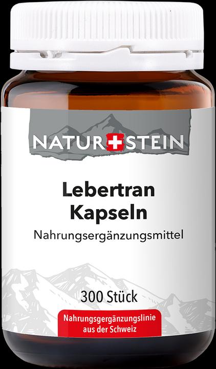 Produktbild Naturstein Lebertran (300 Stück, Kapseln, 171 g)
