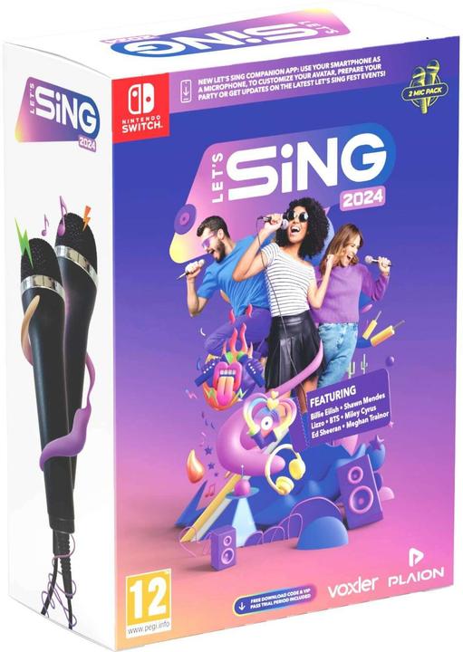 Ravenscourt Let's Sing 2024 International Version (+ 2 Mics) (Switch, DE, EN, IT, FR)
