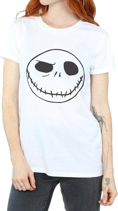 Immagine prodotto Disney Nightmare Before Christmas Jack's Big Face Maglietta Ampia Donna (S)