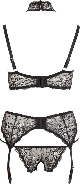Produktbild Cottelli Collection Hebe-Strapsset (XXL, 95 E)