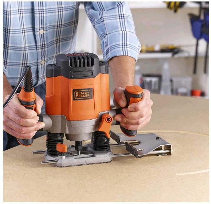 Produktbild Black & Decker Oberfräse KW1200E, 1200W