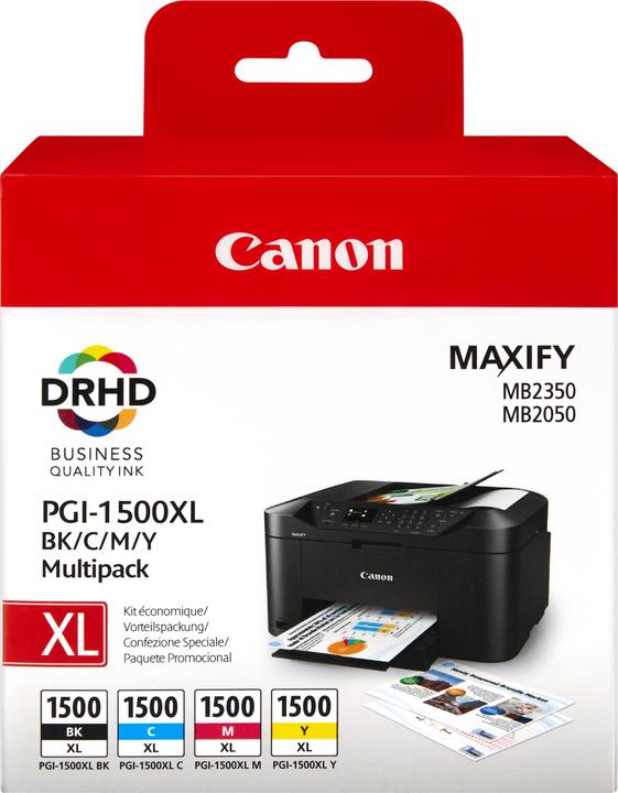 Productafbeelding Canon PGI-1500XL Multipack (CMYK)