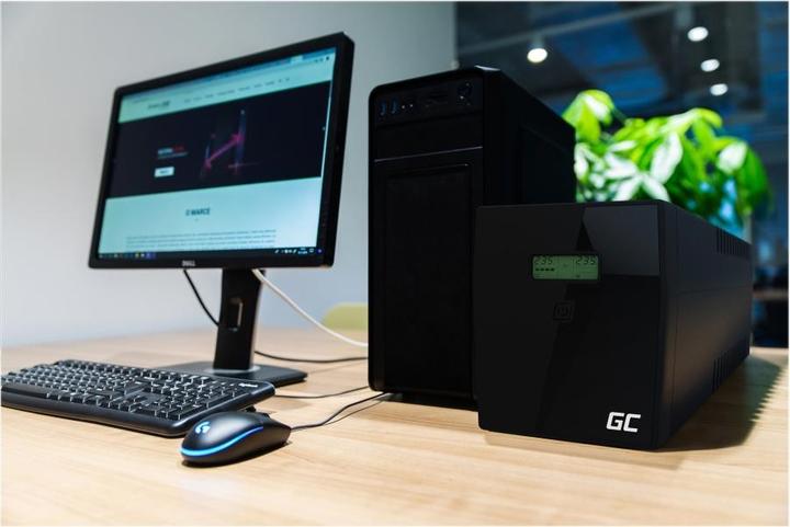 Produktbild GreenCell UPS05 (1200 VA, 2000 W, Online-Doppelwandler USV)