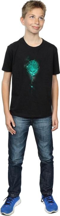 Actual product image Boys Hogwarts Crest Mist T-Shirt (140, 146)