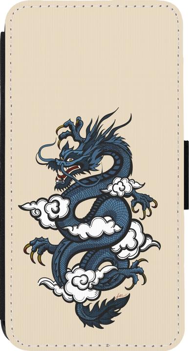 Actual product image PhoneLook Coque Wallet noir Blue Dragon Tattoo (Apple iPhone 13 Pro)