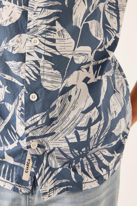 Produktbild Garcia Hemd Beach Blau (140)
