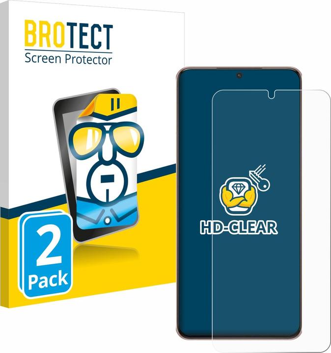Produktbild BROTECT Schutzfolie Displayschutz Klar (2 Stück, Samsung Galaxy S21 5G)