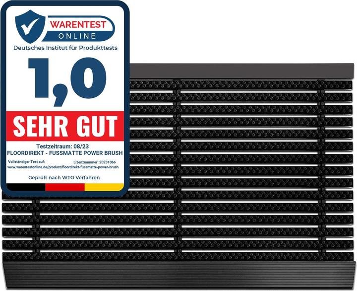 Immagine prodotto Casa Pura Tappeto per portaPower Brush, nero, 60 x 90 cm (60 x 90 cm)