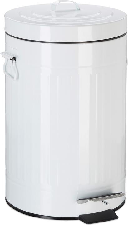 Image du produit Relaxdays Poubelle à pédale vintage (12 l)