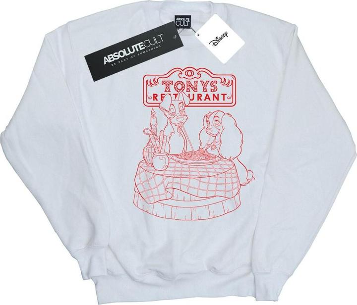 Actual product image Disney Mens Lady And The Tramp That's Amore Sweatshirt (XL)