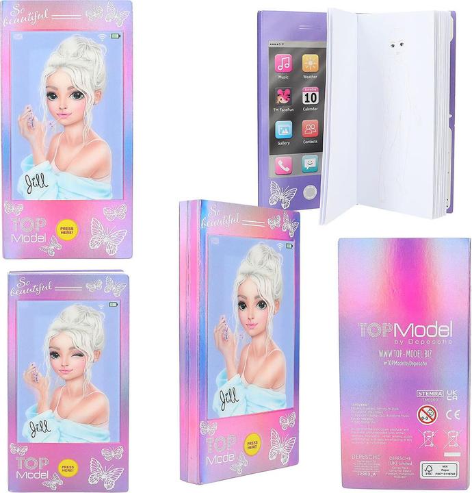 Produktbild Depesche TOPModel - Mini Malbuch mit Sound - 1 Stück